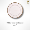 White Gold Embossed