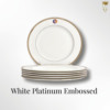 White Platinum Embossed