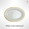 White Gold Embossed
