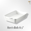 Rect Dish 8.5 inches