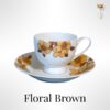Floral Brown